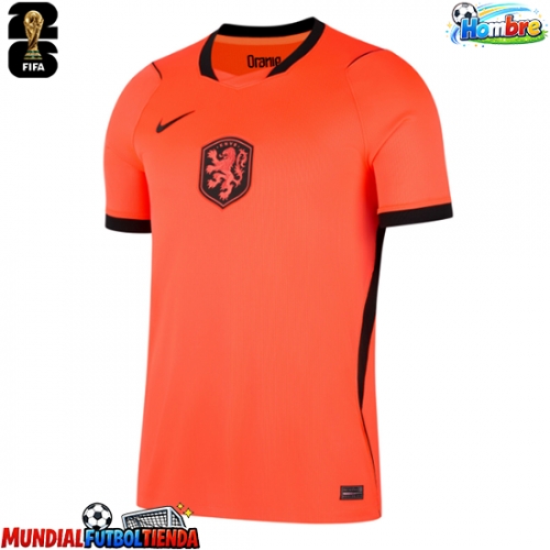Camiseta Países Bajos Primera Equipación Replica Mundial 2026 mangas cortas